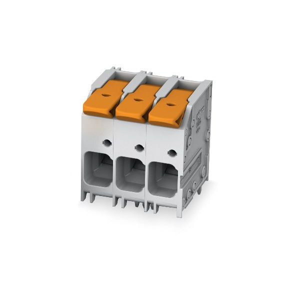 WAGO 萬可2604系列采用直插型籠式彈簧連接技術的PCB接線端子